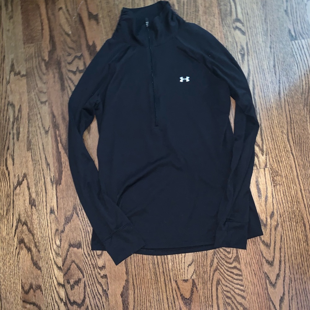 Under armor black quarter zip